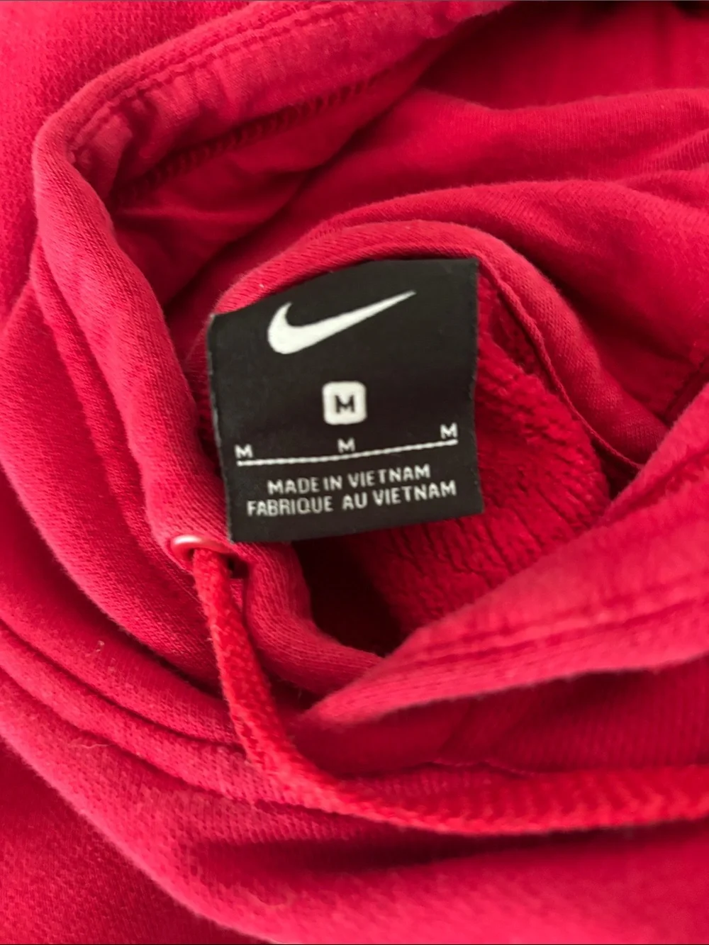 Nike Red Pullover Hoodie with White Phillies 'P' and Swoosh